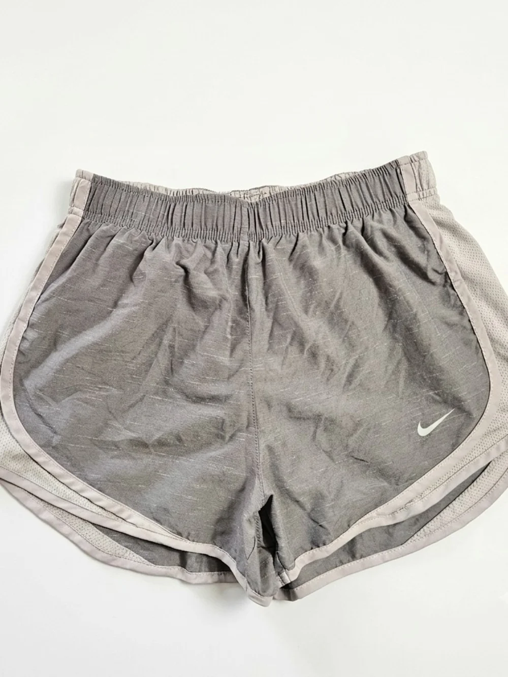 Nike Gray Dri-FIT Tempo Athletic Running Shorts Small